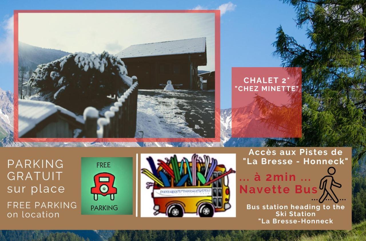 Le "Chalet De Minette" 2 Etoiles Ла-Бресс Екстер'єр фото
